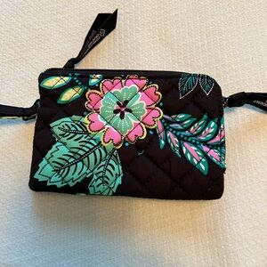 Vera Bradley, Island Garden, RFID Double Zip ID, NWT